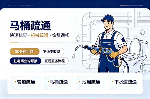 嵊州马桶疏通