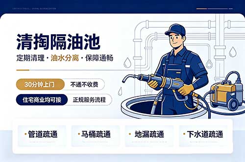 嵊州清掏隔油池